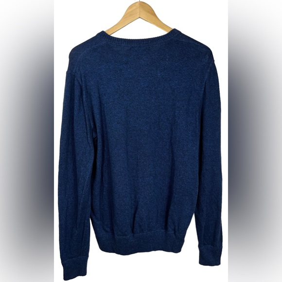 American Eagle Outfitters Blue Long Sleeve V-neck Sweater Shirt | Size: Medium - Picture 2 of 5